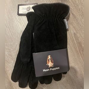 Hush Puppies Womens/Mens Medium Suede Gloves